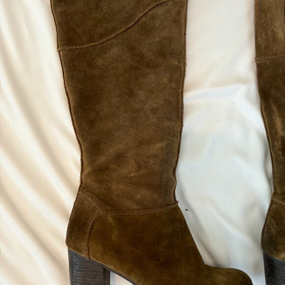 Franco Sarto Yamka Knee-High Boot, Olive Green Size 11 - Picture 5 of 10